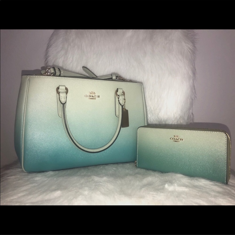 COACH Handbag with Matching Wallet